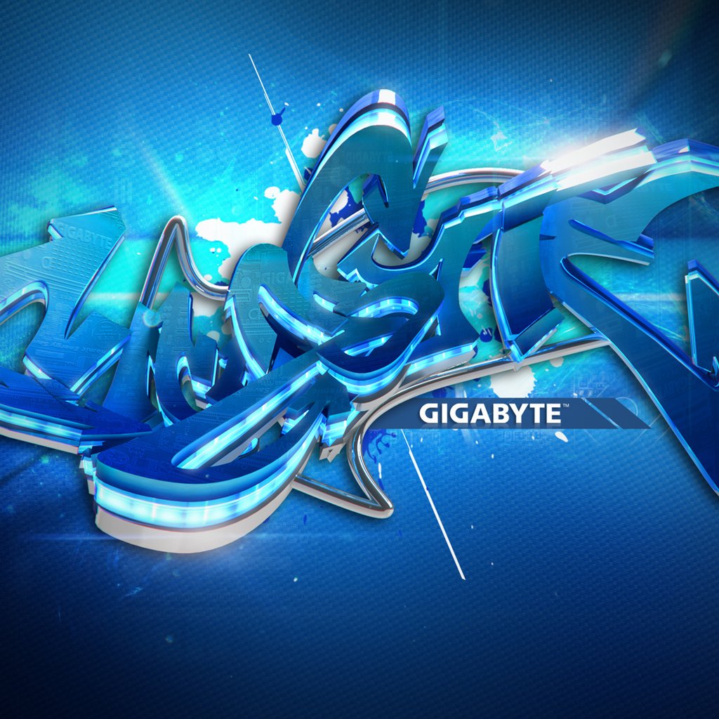 Обои стиль, графитти, gigabyte, style, graffiti разрешение 1920x1080 Загрузить