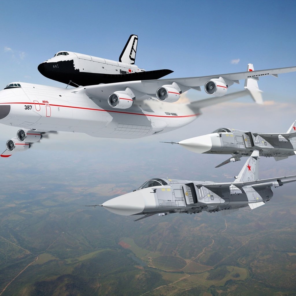 Обои ан-225, буран, мрия, су-24, the an-225, buran, mriya, su-24 разрешение 3000x2000 Загрузить