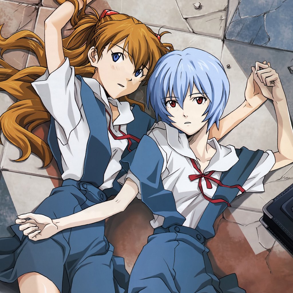 Обои neon genesis evangelion, asuka langley soryu, ayanami rei разрешение 1920x1200 Загрузить