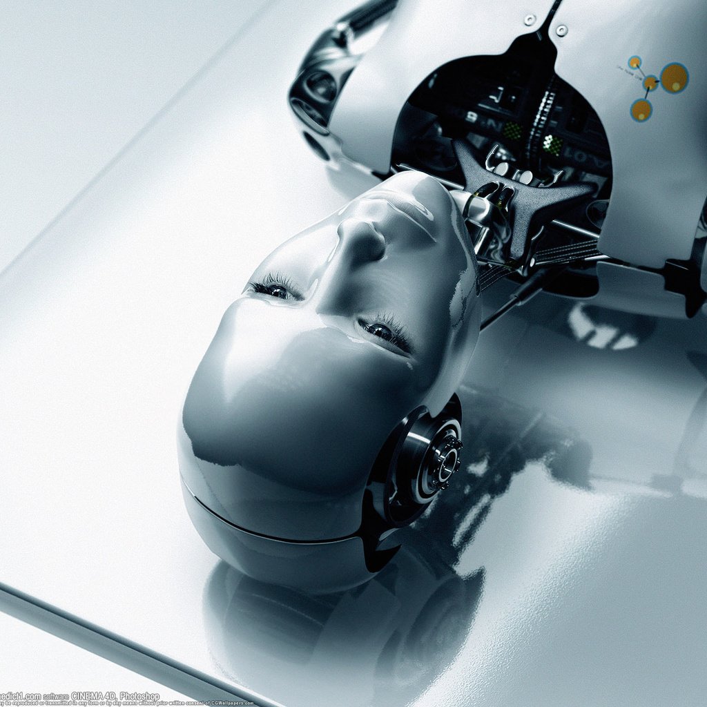 Обои робот, стол, белый, лицо, robot, table, white, face разрешение 1920x1200 Загрузить