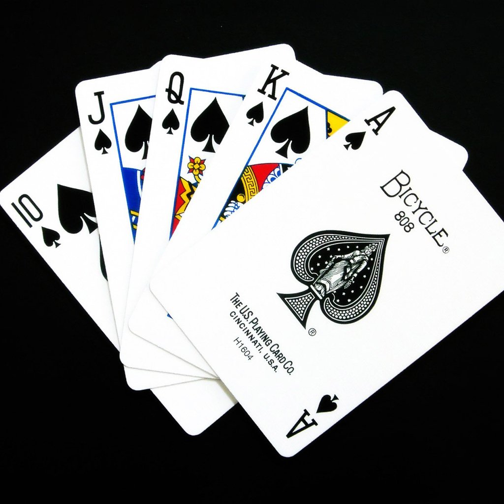 Обои покер, карты, масть, флеш-рояль, poker, card, the suit, a royal flush разрешение 1920x1200 Загрузить