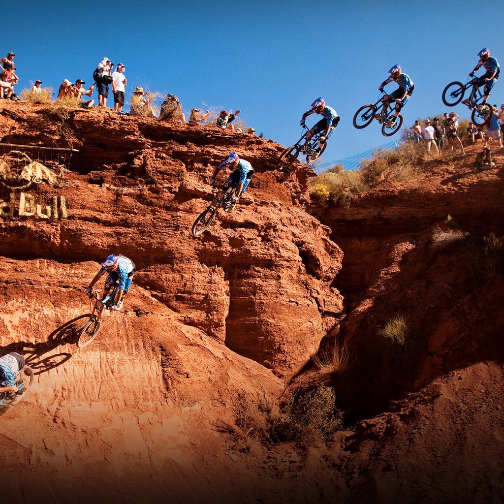 Обои полет, скорость, байк, маунтин байк, экстремальный вид спорт, flight, speed, bike, mountain bike разрешение 1920x1080 Загрузить