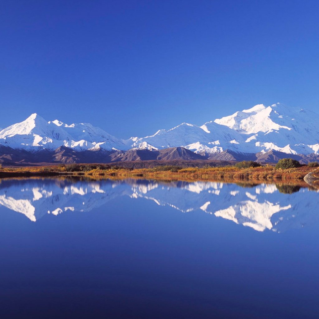 Обои озеро, горы, природа, отражение, пейзаж, аляска, lake, mountains, nature, reflection, landscape, alaska разрешение 1920x1080 Загрузить