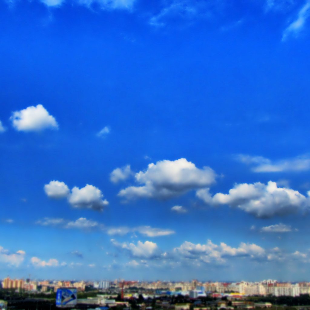 Обои небо, облака, горизонт, город, nebo -gorod -den, городской пейзаж, the sky, clouds, horizon, the city, the urban landscape разрешение 4320x2432 Загрузить