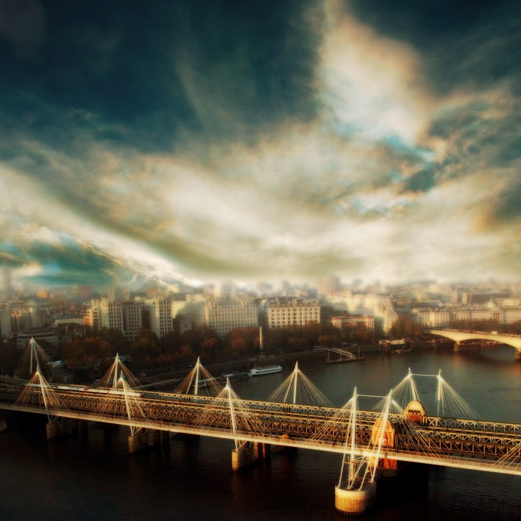 Обои река, мост, лондон, river, bridge, london разрешение 1920x1200 Загрузить