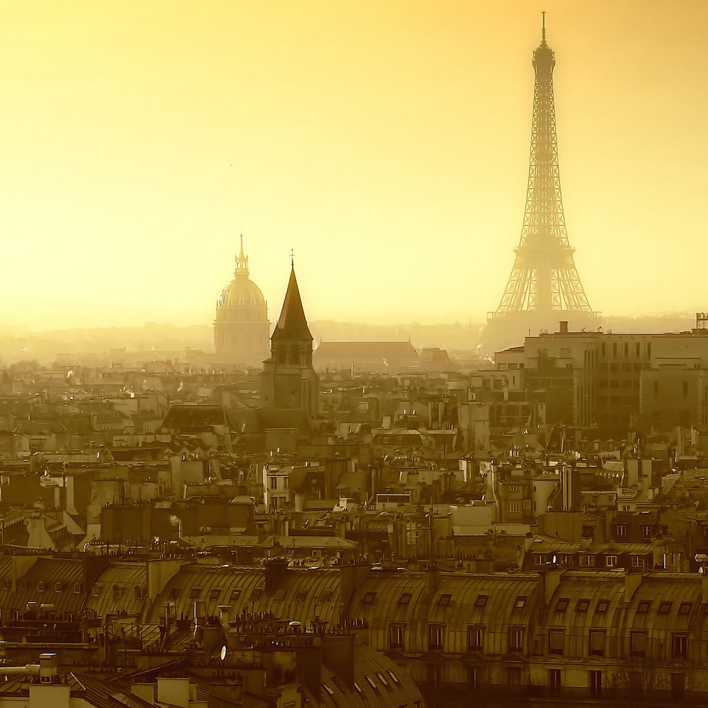 Обои фото, город, чёрно-белое, париж, франция, photo, the city, black and white, paris, france разрешение 1920x1200 Загрузить