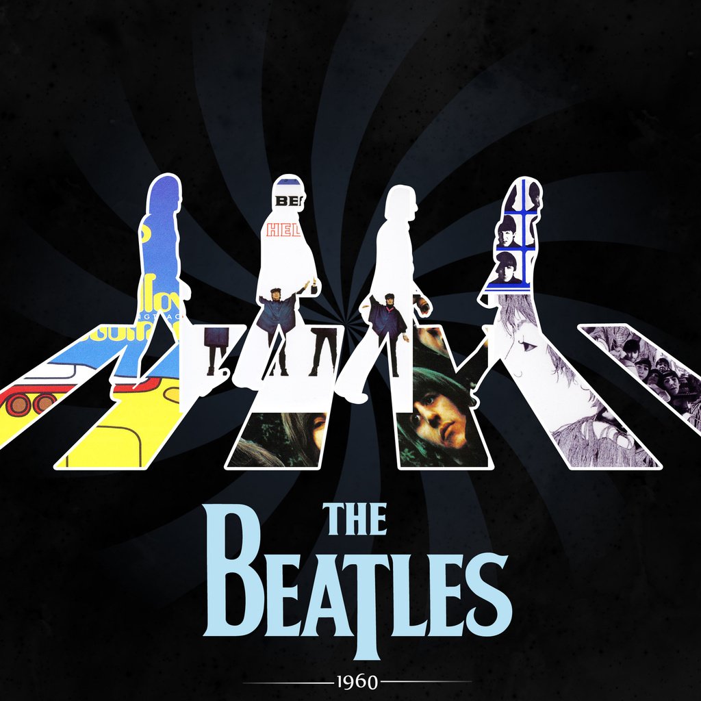 Обои битлз, john lennon, paul mccartney, abbey road, ringo starr, john harrison, наскальные, the beatles, rock разрешение 2560x1600 Загрузить