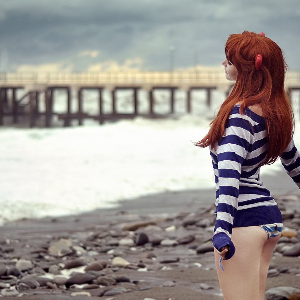 Обои море, пляж, пирс, рыжеволосая, девущка, sea, beach, pierce, redhead, devuschka разрешение 1920x1293 Загрузить