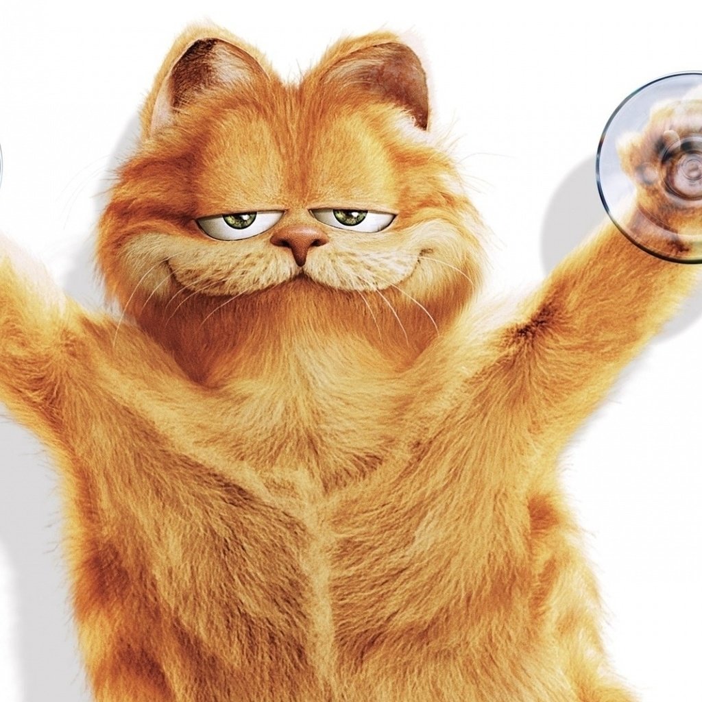 Обои 3д, гарфилд, 3d, garfield разрешение 1920x1080 Загрузить