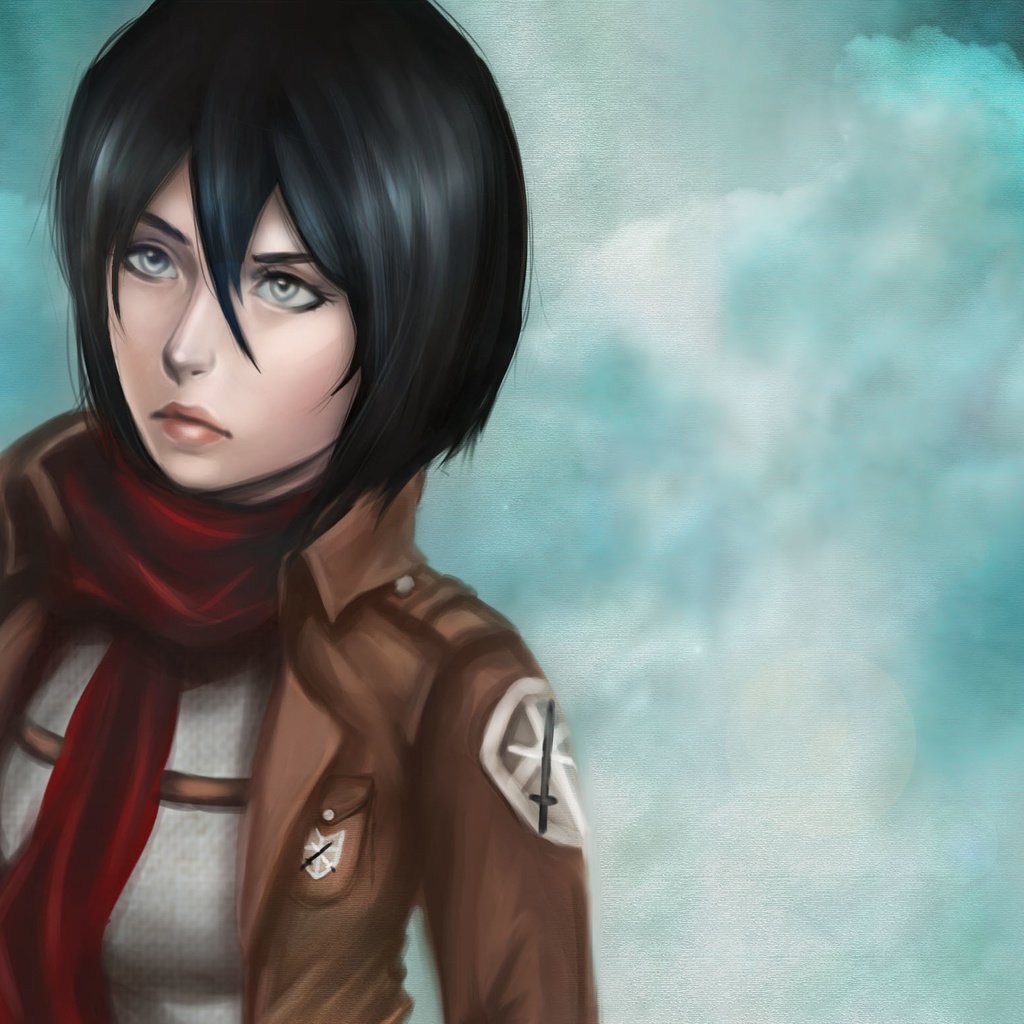 Обои глаза, манга, арт, mikasa ackerman, девушка, фон, взгляд, аниме, волосы, лицо, eyes, manga, art, girl, background, look, anime, hair, face разрешение 2060x1539 Загрузить