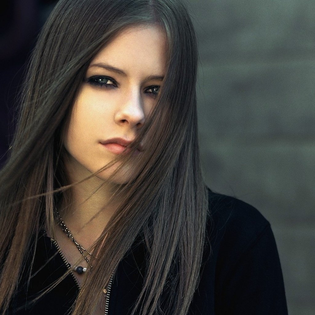 Обои лицо, аврил лавин, длинные волосы, face, avril lavigne, long hair разрешение 1920x1080 Загрузить