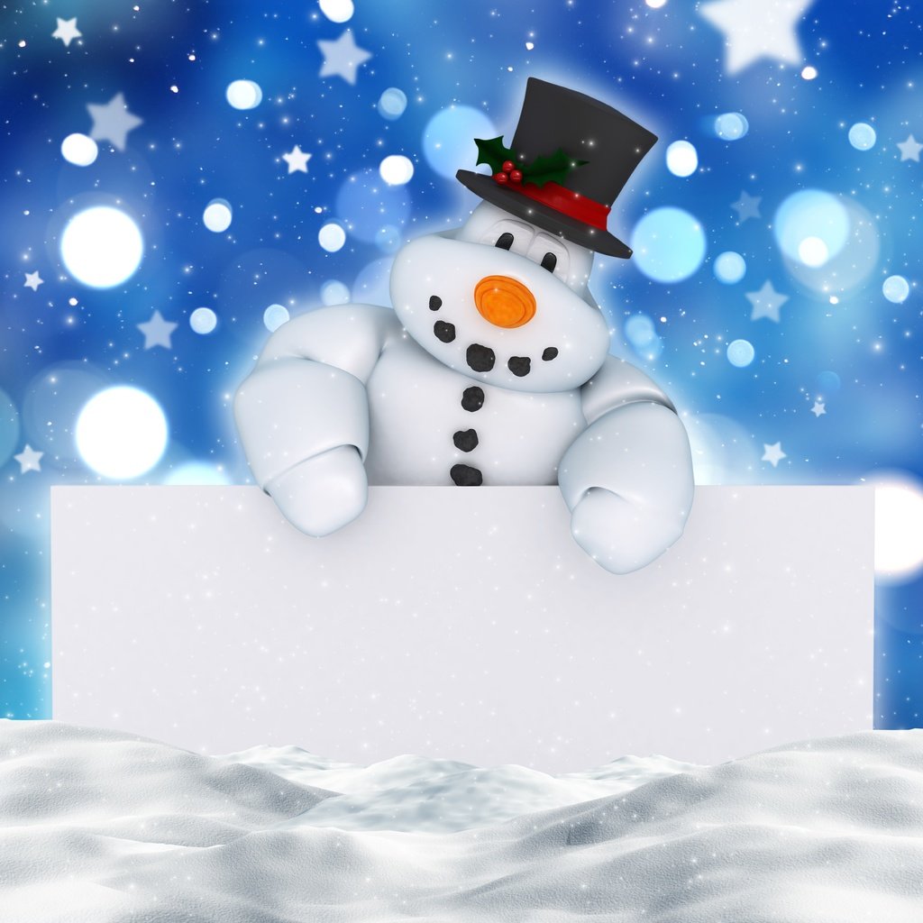 Обои новый год, снеговик, рождество, new year, snowman, christmas разрешение 6500x5000 Загрузить