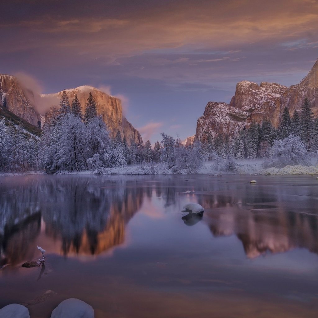 Обои озеро, горы, природа, лес, зима, отражение, пейзаж, lake, mountains, nature, forest, winter, reflection, landscape разрешение 1920x1200 Загрузить