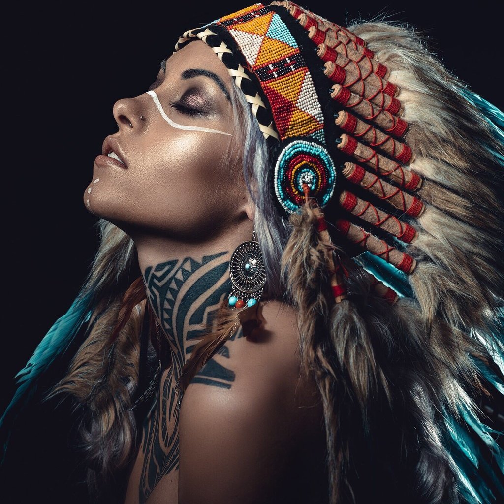 Обои тату, женщина, перышки, косплей, american aborigine, tattoo, woman, feathers, cosplay разрешение 2000x1335 Загрузить