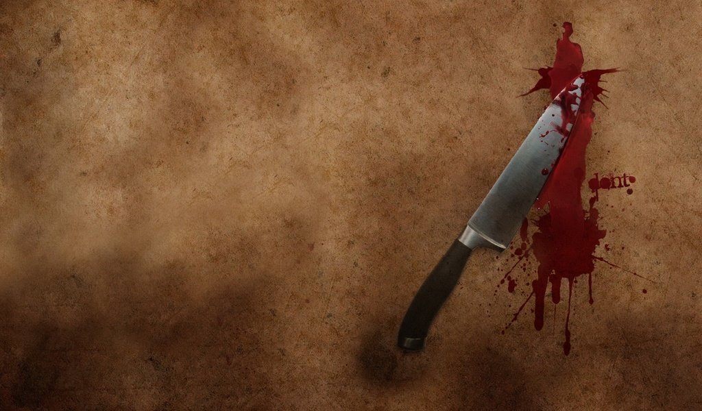 Обои кровь, минимализм, нож, blood, minimalism, knife разрешение 1920x1440 Загрузить