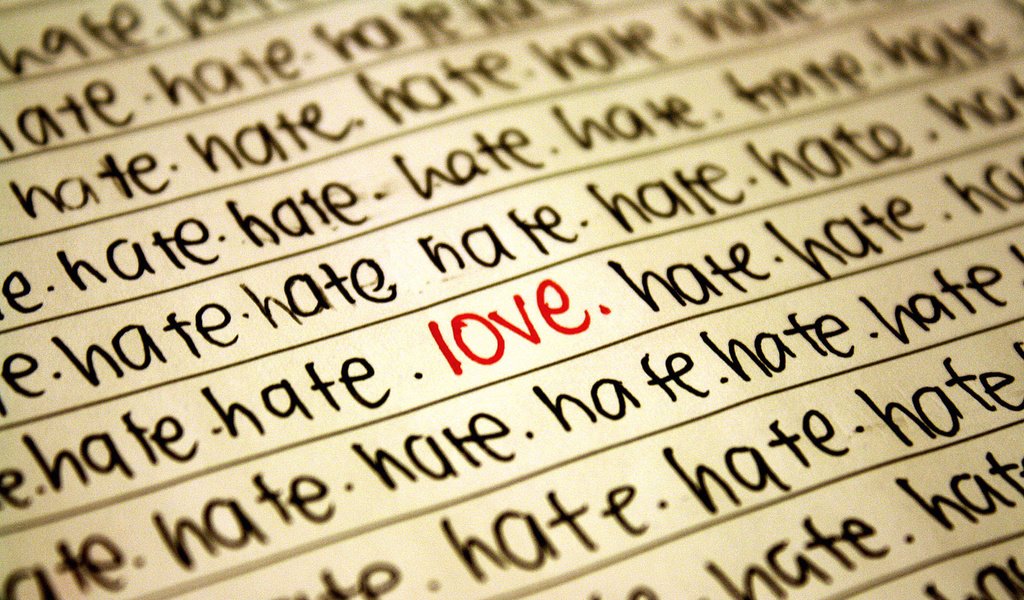 Обои слова, любовь, ненависть, words, love, hatred разрешение 1920x1200 Загрузить