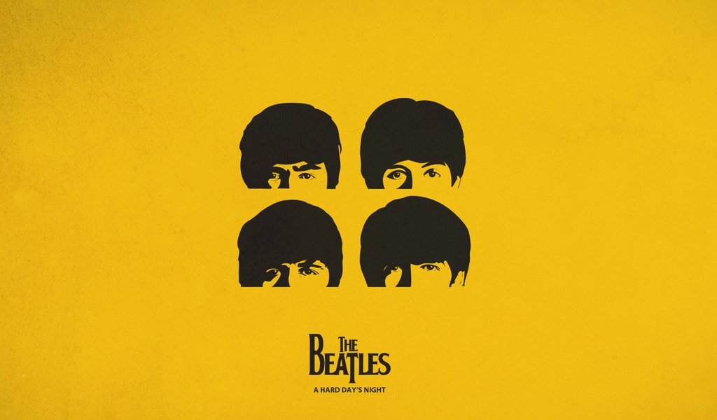 Обои желтый, битлз, обложка, yellow, the beatles, cover разрешение 1920x1080 Загрузить