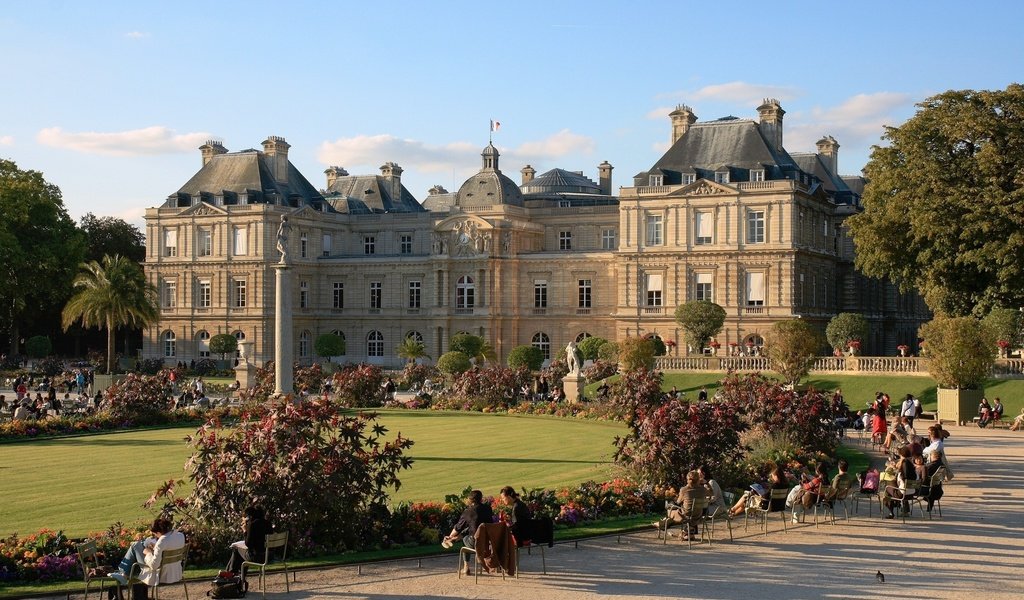 Обои франция, люксембургский дворец, france, the luxembourg palace разрешение 2888x1925 Загрузить