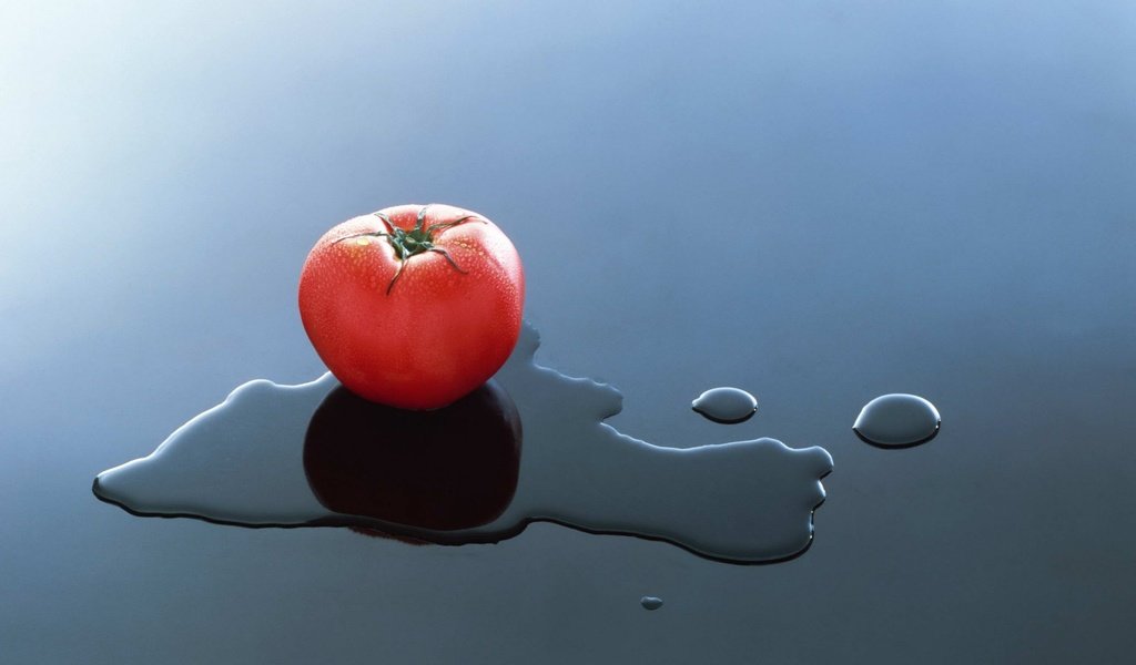 Обои вода, фон, овощи, помидоры, томат, water, background, vegetables, tomatoes, tomato разрешение 1920x1200 Загрузить