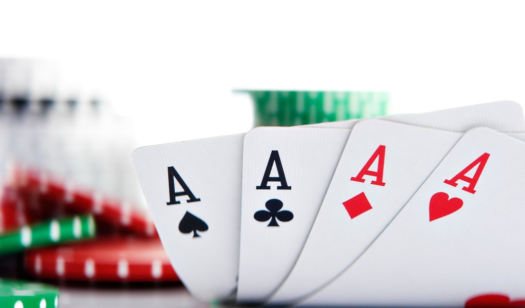 Обои покер, фишки, карты, тузы, poker, chips, card, aces разрешение 2560x1600 Загрузить
