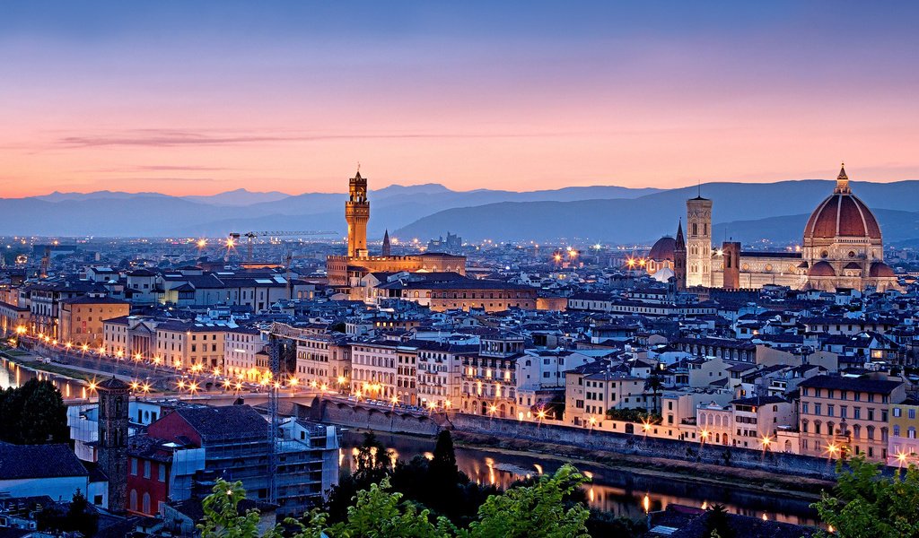 Обои италия, флоренция, палаццо веккьо, тоскана, la cattedrale di santa maria del fiore, toscana, firenze, italy, florence, palazzo vecchio, tuscany разрешение 1920x1200 Загрузить