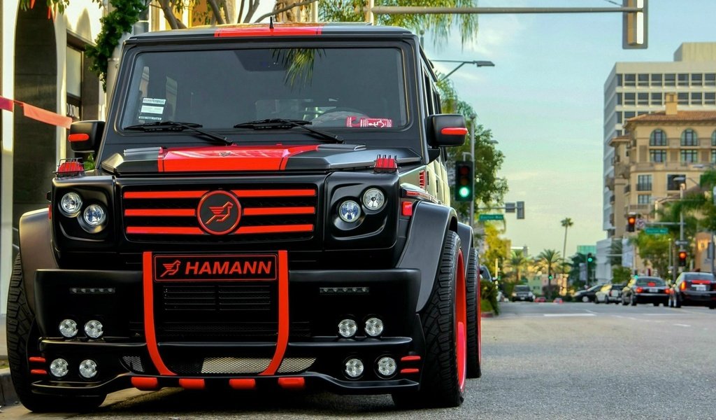 Обои автомобили, mercedes-benz g55 amg by hamann, mercedes- benz g55 amg от hamann, cars, mercedes - benz g55 amg from hamann разрешение 1920x1080 Загрузить