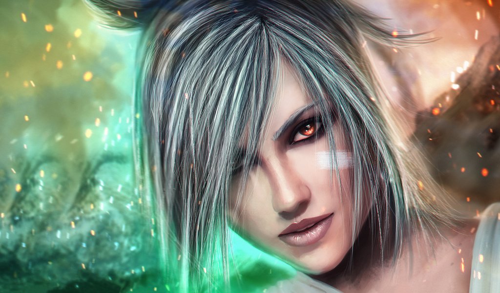 Обои глаза, арт, девушка, взгляд, лицо, riven, exile, riot games, лига легенд, eyes, art, girl, look, face, league of legends разрешение 1920x1091 Загрузить