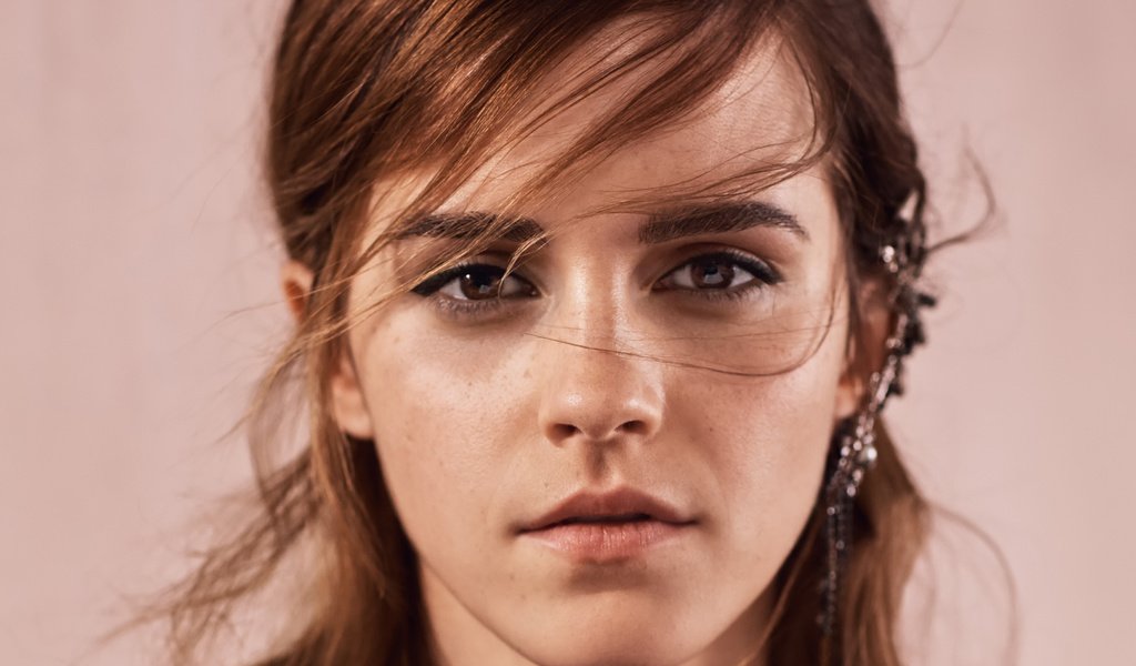 Обои девушка, лицо, эмма уотсон, vogue, 2015 год, фотосессия для, girl, face, emma watson, 2015, photo shoot for разрешение 3271x3271 Загрузить