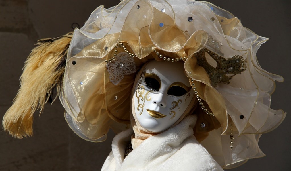 Обои маска, венеция, костюм, карнавал, mask, venice, costume, carnival разрешение 2400x1555 Загрузить