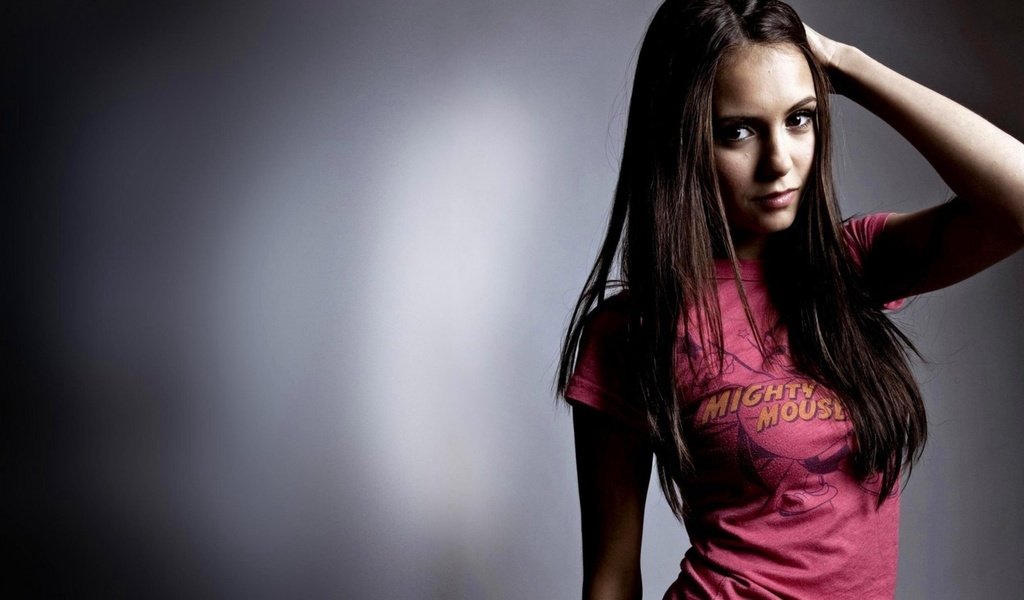 Обои стиль, взгляд, актриса, нина добрев, длинные волосы, style, look, actress, nina dobrev, long hair разрешение 1920x1080 Загрузить