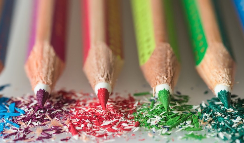 Обои макро, фон, разноцветные, цвет, карандаши, цветные карандаши, macro, background, colorful, color, pencils, colored pencils разрешение 2048x1152 Загрузить