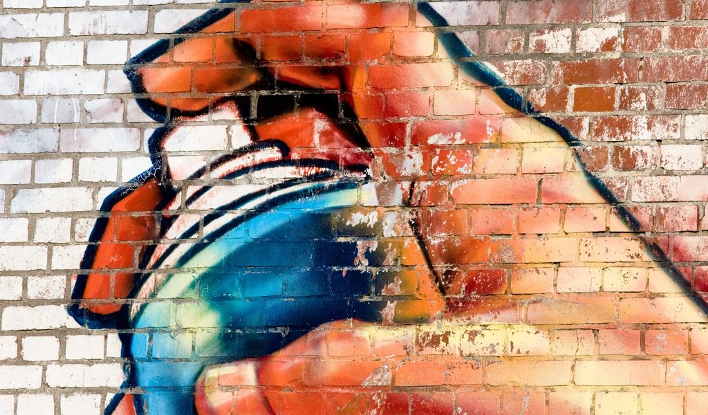 Обои текстура, поверхность, рука, кирпичная стена, фон, стена, краска, граффити, баллончик, кирпичи, texture, surface, hand, brick wall, background, wall, paint, graffiti, spray, bricks разрешение 4205x2852 Загрузить