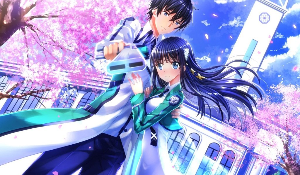 Обои аниме, мечи, мангака, mahouka koukou no rettousei, шиба миюки, шиба тацуя, anime, swords, mangaka, shiba miyuki, shiba tatsuya разрешение 3840x2160 Загрузить