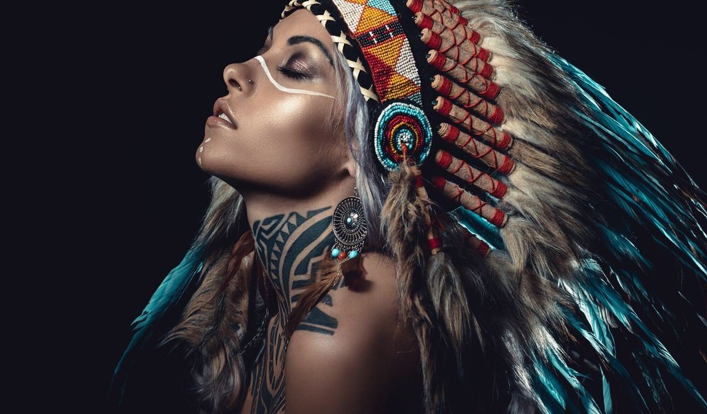 Обои тату, женщина, перышки, косплей, american aborigine, tattoo, woman, feathers, cosplay разрешение 2000x1335 Загрузить