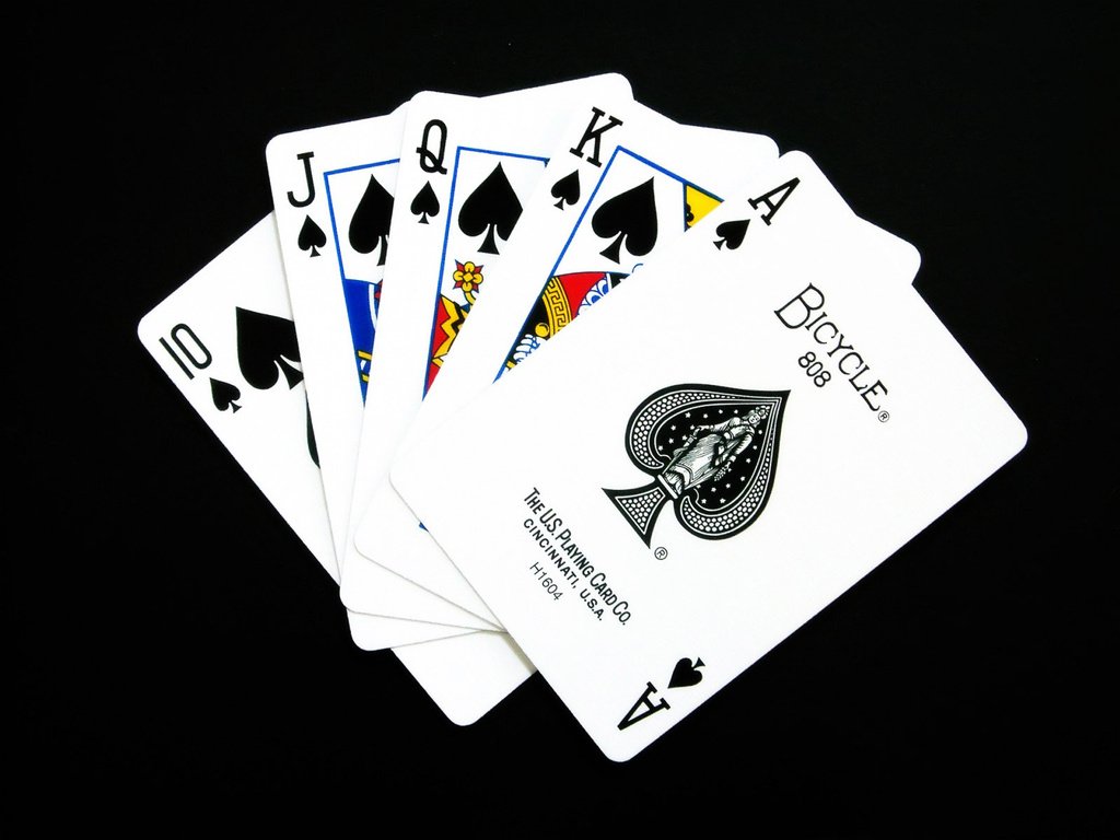 Обои покер, карты, масть, флеш-рояль, poker, card, the suit, a royal flush разрешение 1920x1200 Загрузить