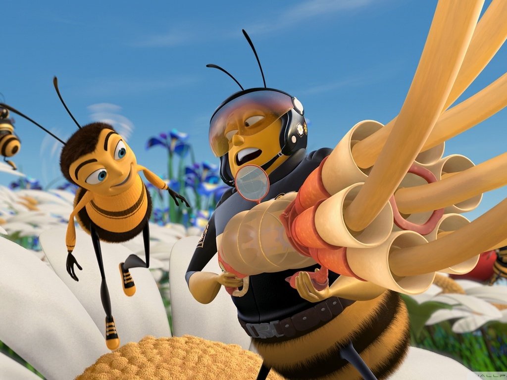 Обои пчела, би муви, би муви: медовый заговор, bee, bee movie, bee movie: honey conspiracy разрешение 1920x1080 Загрузить