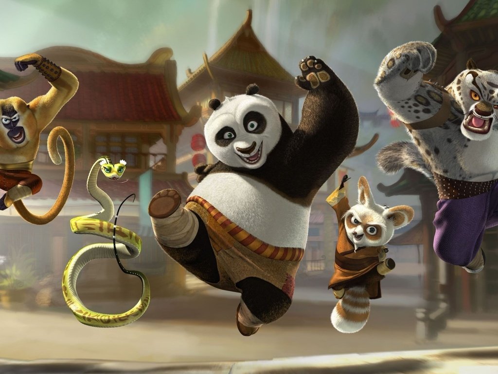 Обои кун-фу панда, kung fu panda разрешение 1920x1080 Загрузить