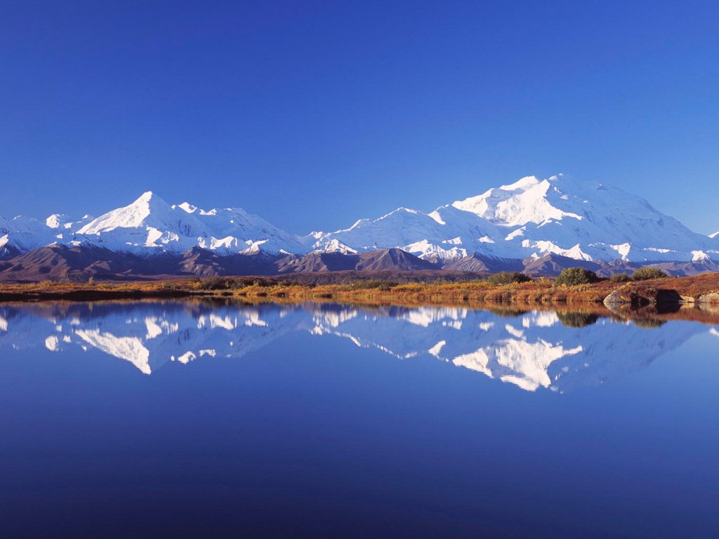 Обои озеро, горы, природа, отражение, пейзаж, аляска, lake, mountains, nature, reflection, landscape, alaska разрешение 1920x1080 Загрузить