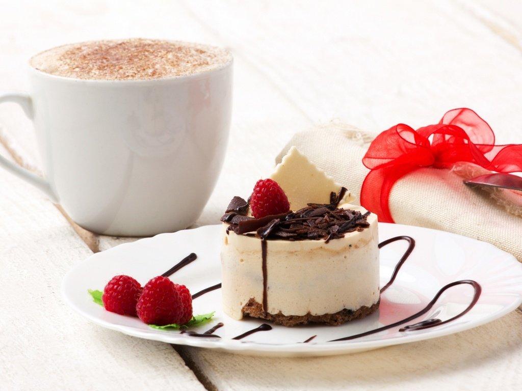 Обои мята, кофе, шоколад, салфетка, десерт, пенка, пирожное, малинка, mint, coffee, chocolate, napkin, dessert, foam, cake, malinka разрешение 1920x1280 Загрузить