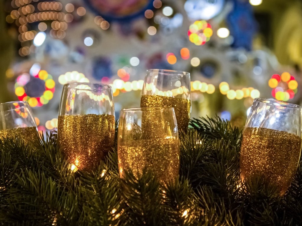 Обои новый год, бокалы, рождество, шампанское, new year, glasses, christmas, champagne разрешение 1920x1200 Загрузить