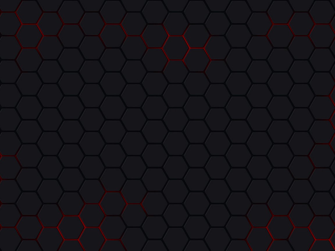 Обои красный, сетка, черный фон, шестиугольники, red, mesh, black background, hexagons разрешение 1920x1200 Загрузить