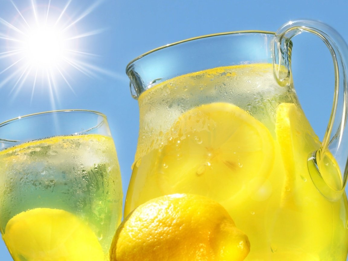 Обои пить, лимоном, кувшин, вс, drink, lemon, pitcher, sun разрешение 1920x1200 Загрузить