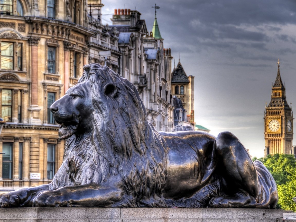 Обои лондон, трафальгарская площадь, london, trafalgar square разрешение 1920x1200 Загрузить