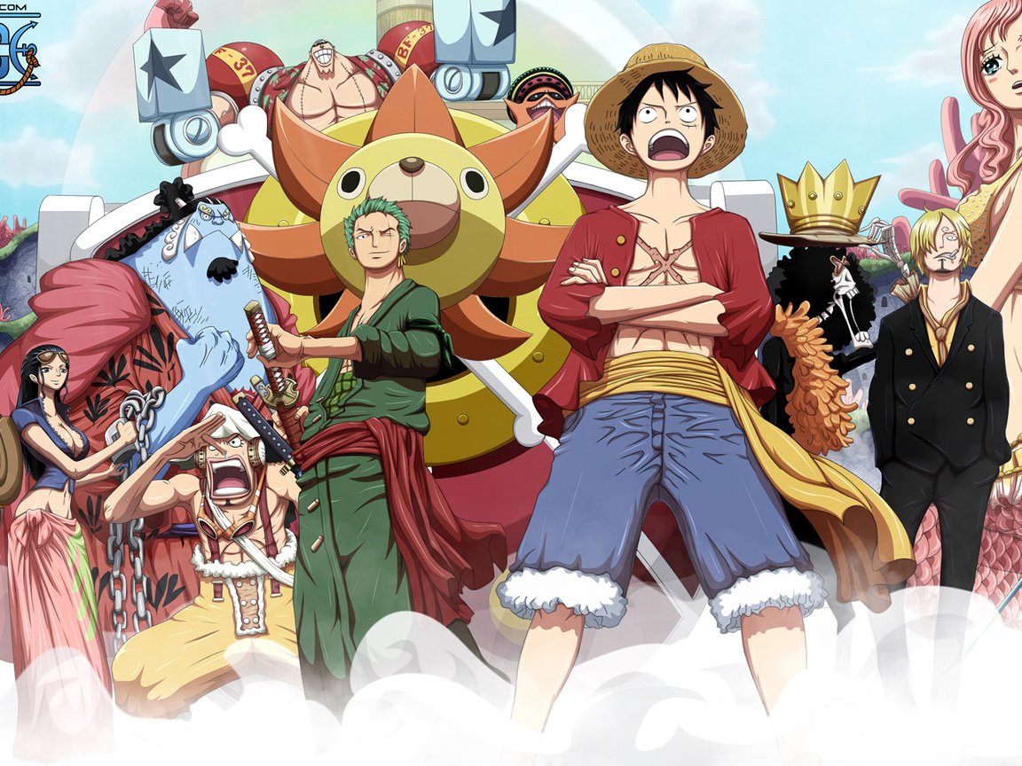 Обои one piece, gruppa, van pis, group разрешение 2268x1175 Загрузить