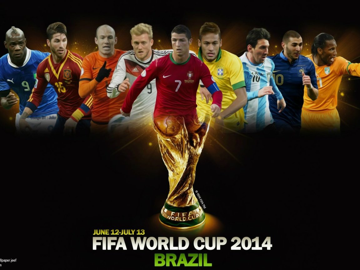 Обои мира, игроки, чемпионата, по футболу, в бразилии 2014, the world, players, championship, football, in brazil 2014 разрешение 1920x1080 Загрузить