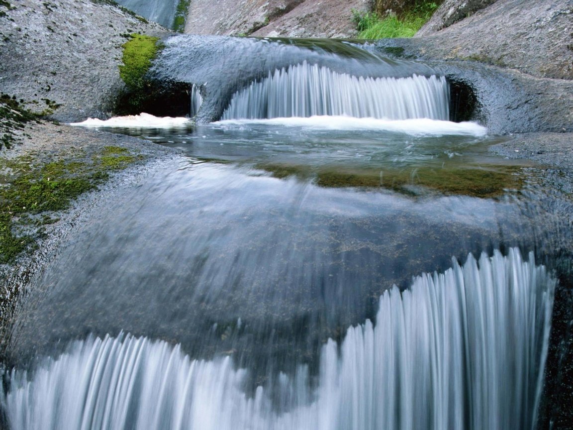 Обои вода, река, природа, водопад, water, river, nature, waterfall разрешение 2560x1600 Загрузить