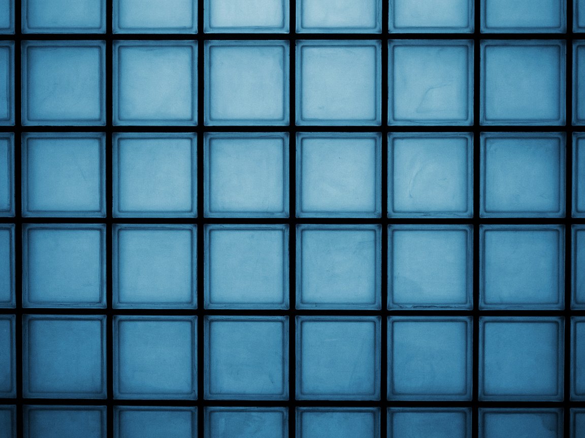Обои свет, стекло, текстура, клетка, линии, мозайка, фон, блоки, синий, стена, клетки, квадраты, light, glass, texture, cell, line, mosaic, background, blocks, blue, wall, cells, squares разрешение 1920x1200 Загрузить