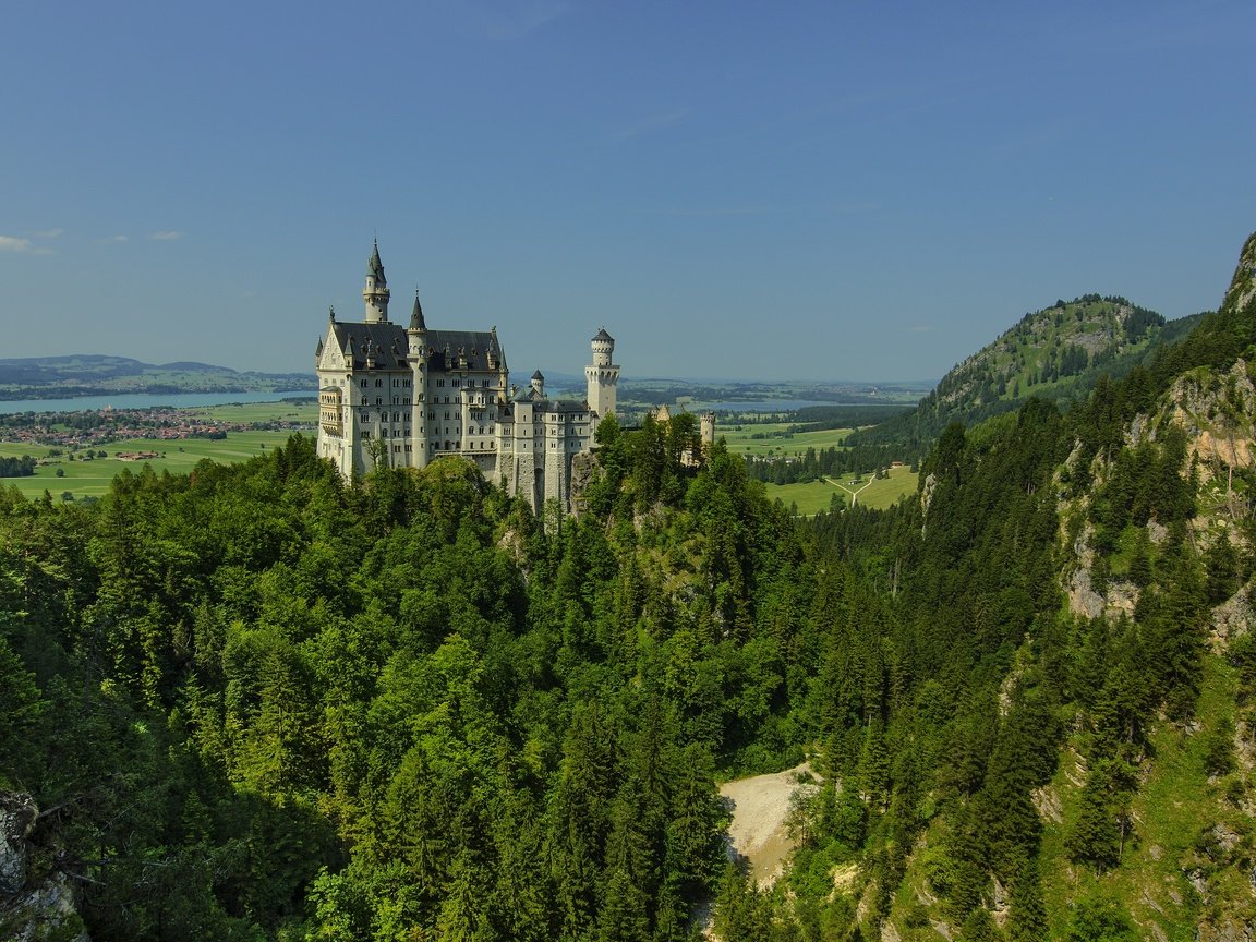 Обои германия, бавария, замок нойшванштайн, баварии, germany, bayern, neuschwanstein castle, bavaria разрешение 2880x1920 Загрузить