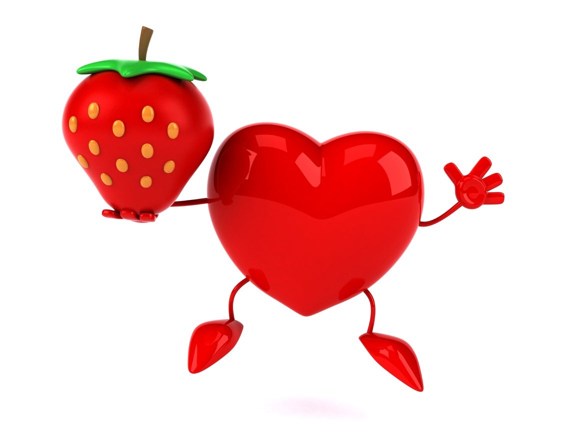 Обои клубника, сердце, 3d art, ренденринг, забавная, сердечка, strawberry, heart, rendering, funny разрешение 6000x4000 Загрузить