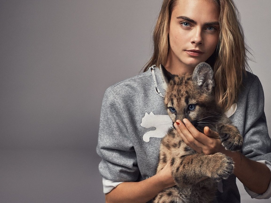 Кара Делевинь Puma фотосессия